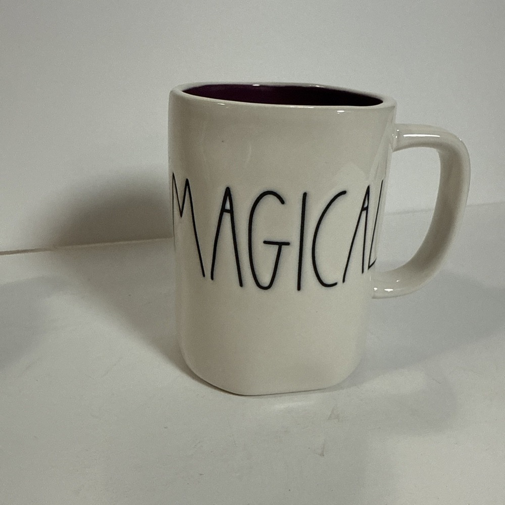 Rae Dunn Halloween Mug "Magical" w/Purple‎